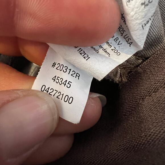 SPANX Pants Womens Medium Stretch Twill Cropped Wide Leg Khaki 20312R ** - Picture 8 of 13